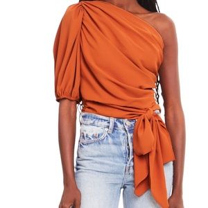 Amanda Uprichard Bexley Top in Ginger NWT